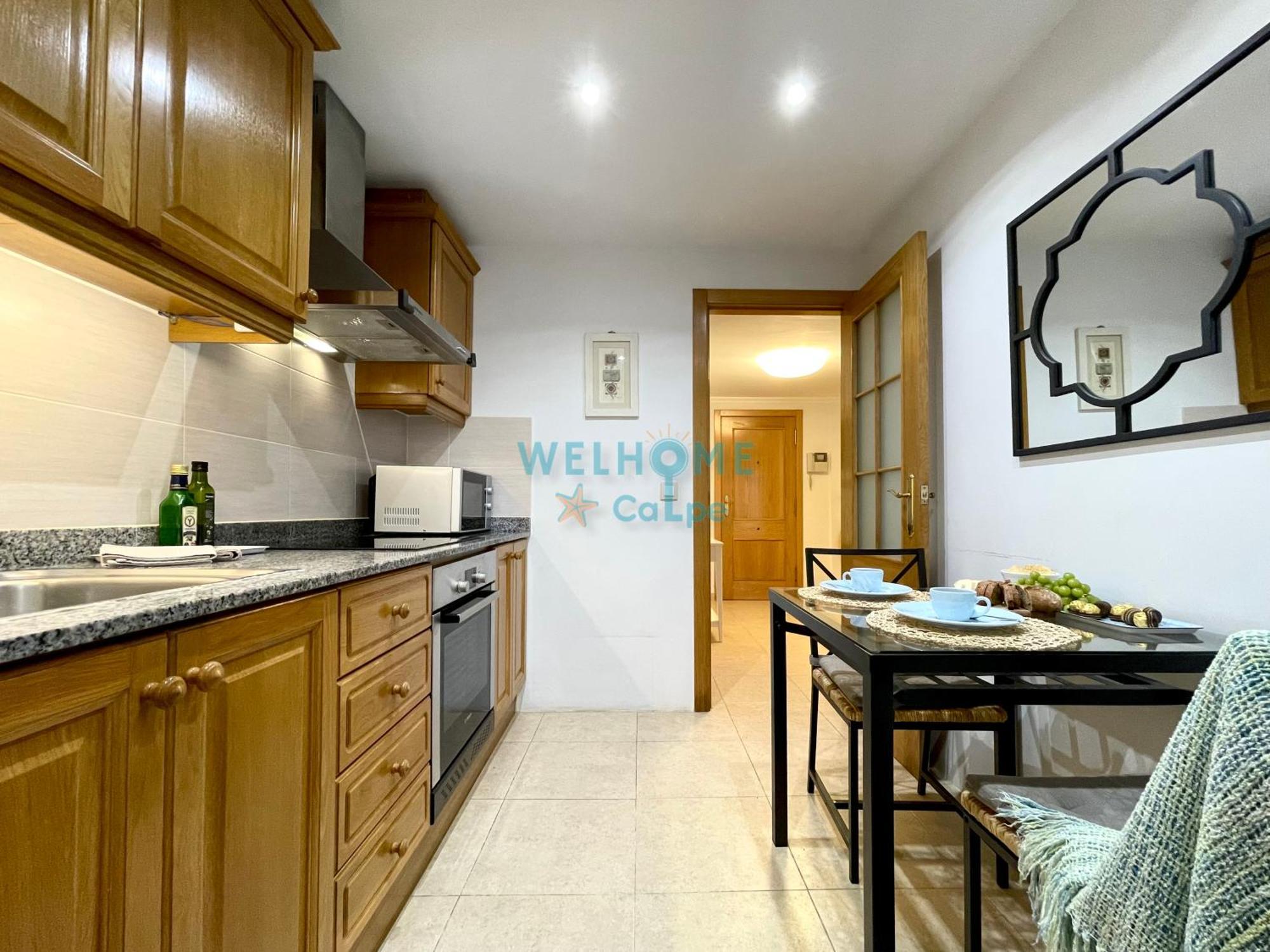 Manzana Bonito Y Comodo Apartamento Con Piscina Calpe Exterior photo