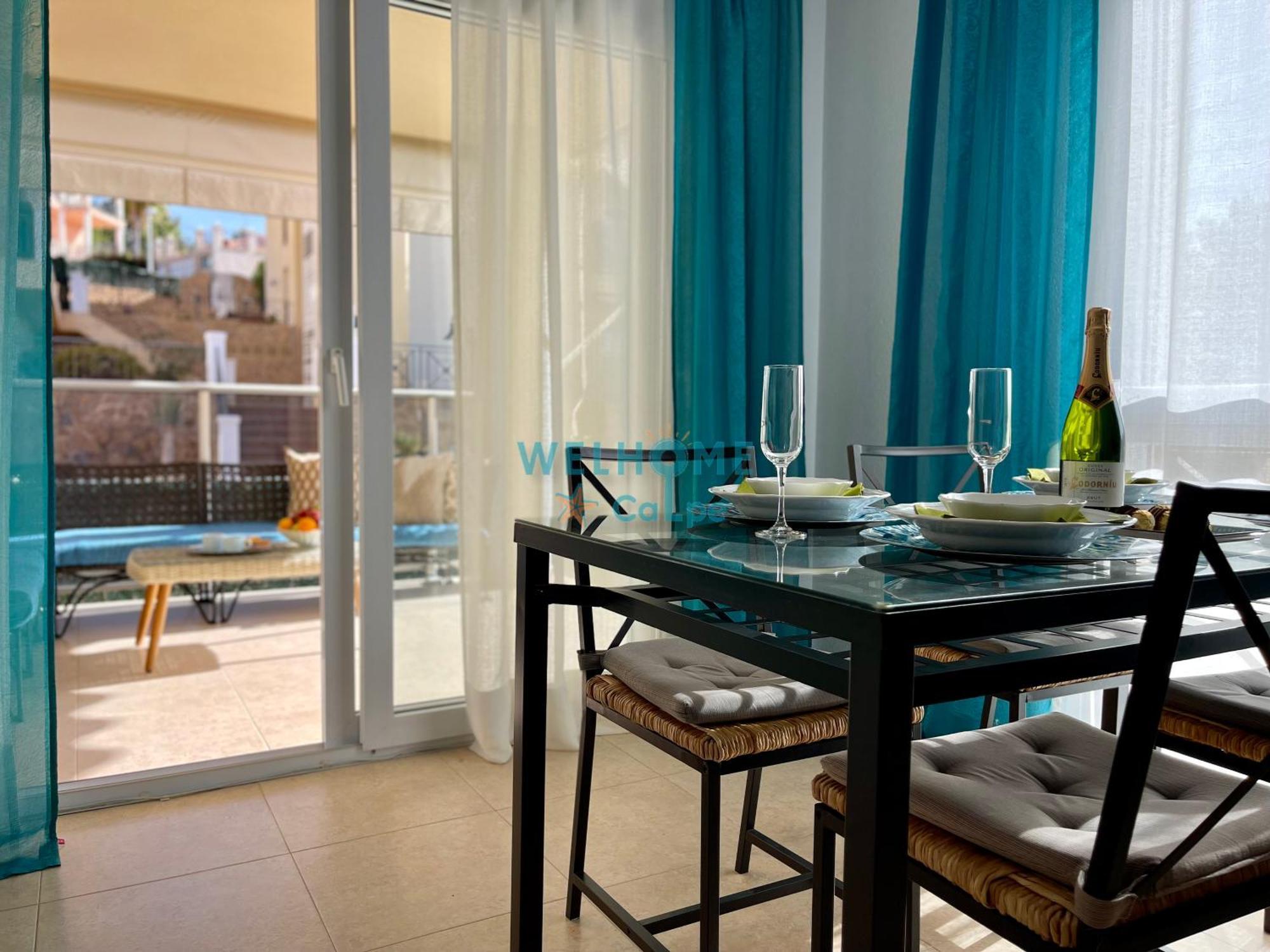 Manzana Bonito Y Comodo Apartamento Con Piscina Calpe Exterior photo